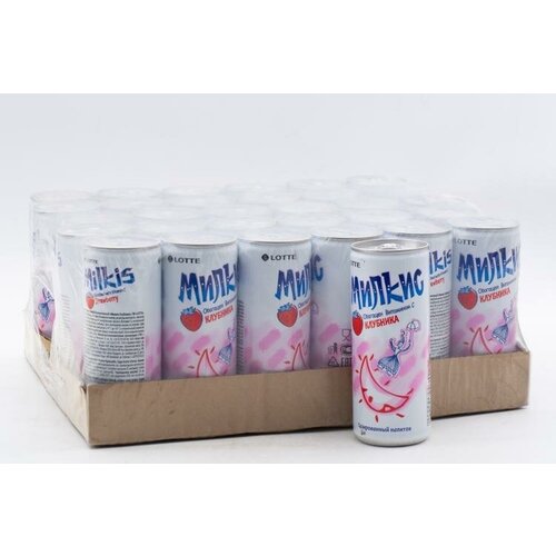 Напиток Milkis Клубника 250 мл Упаковка 30 шт