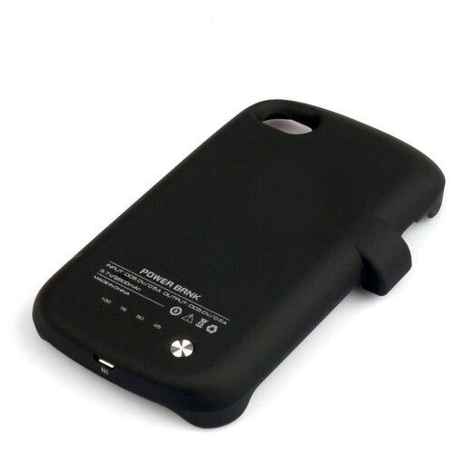 фото Чехол mypads со встроенной усиленной мощной батарей-аккумулятором большой повышенной расширенной ёмкости 2800mah для blackberry q5 черный