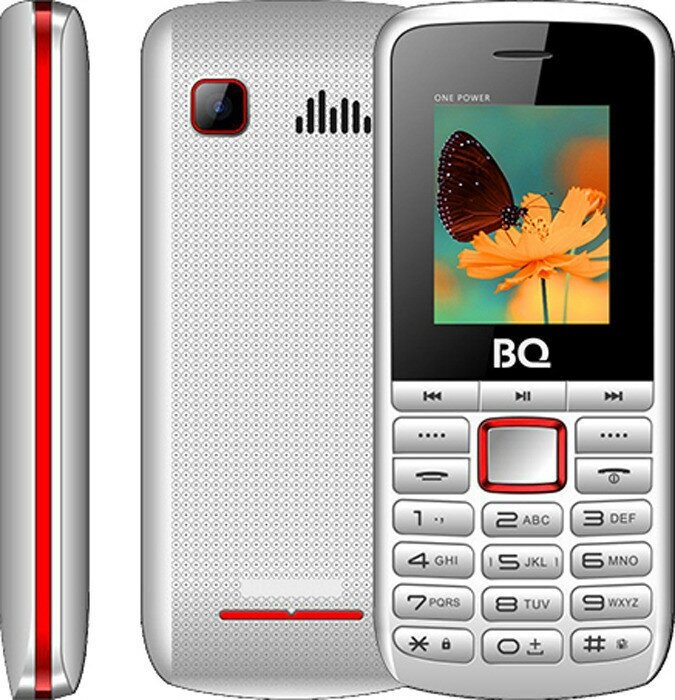 Телефон мобильный (BQ 1846 One Power White/Red)