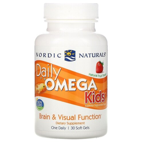 Капсулы Nordic Naturals Daily Omega Kids, 100 г, 30 шт.