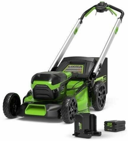фото Газонокосилка аккумуляторная GreenWorks GD60LM51SPk4 c 1хАКБ 4Ач и ЗУ (2514307UB)