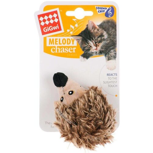 GiGwi Cat Toys Ежик со звуковым чипом (75033) (3 штуки)