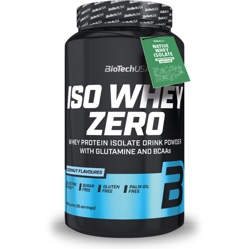 Протеин BioTechUSA Iso Whey Zero, 908 гр., кокос