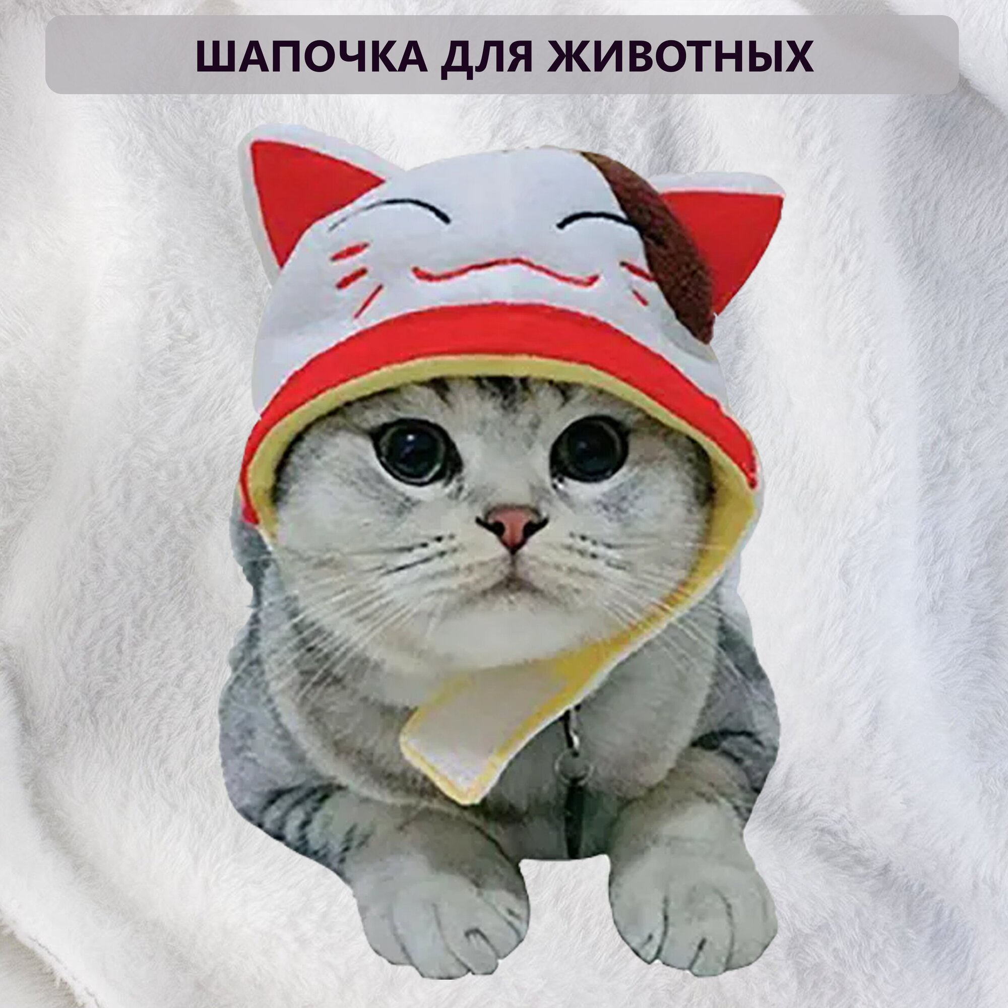 Шапочка для животных, шапка для кошек и собак - фотография № 1