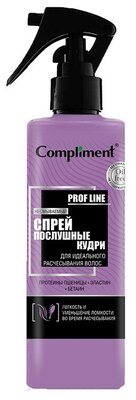 Комплим. Спрей послушные кудри д/идеал. расчес. вол.200мл