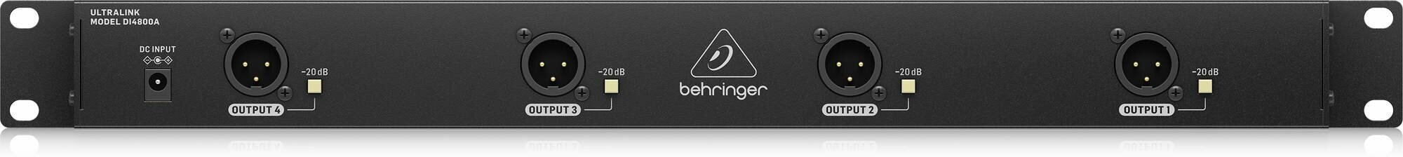 Behringer DI4800A активный четырехканальный директ-бокс