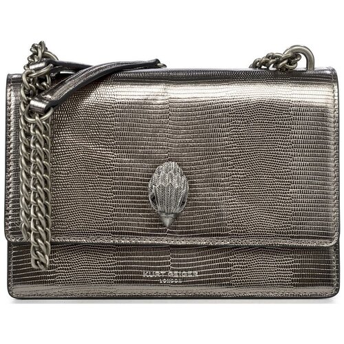 фото Kurt geiger сумка-клатч женская kurt geiger kg2888564709 gunmetal-lizard print