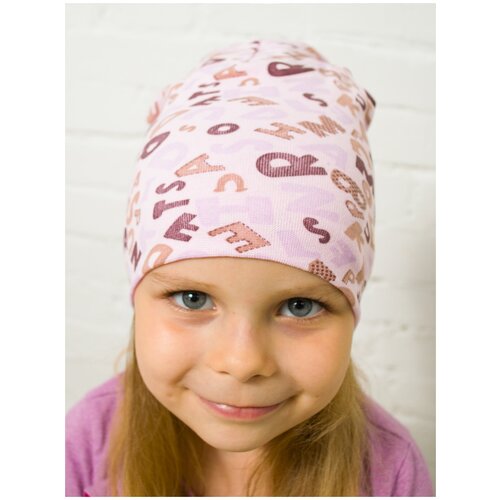 фото Шп21-013/шапка детская на девочку розовый-звезды 48-50 возраст 1-3 года рид - родители и дети