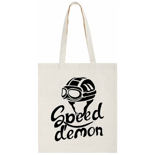 фото Сумка-шоппер coolpodarok "speed demon (демон скорости)"