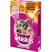 Корм сухой для котят WHISKAS Вкусные подушечки, Аппетитное ассорти с индейкой и морковью, 350 г - 5 шт.