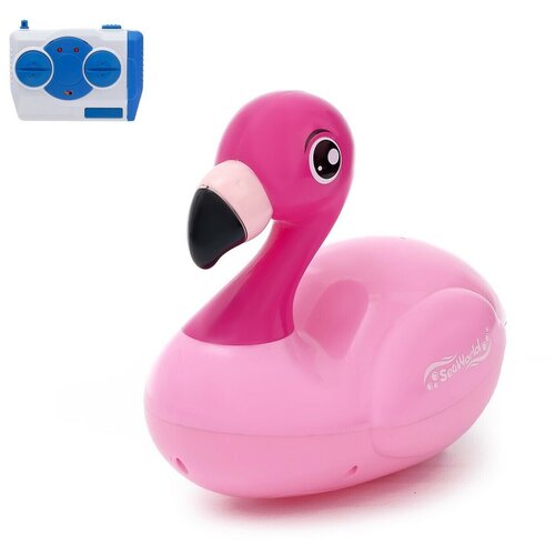 Игрушка радиоуправляемая (рыжий КОТ) Фламинго 20см, плавает (картонная упаковка) (21325)