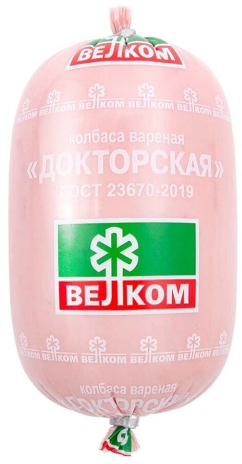 Колбаса вареная Докторская ТМ Велком