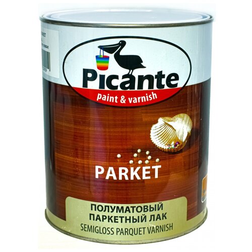 Picante Parket бесцветный, полуматовая, 2.5 кг