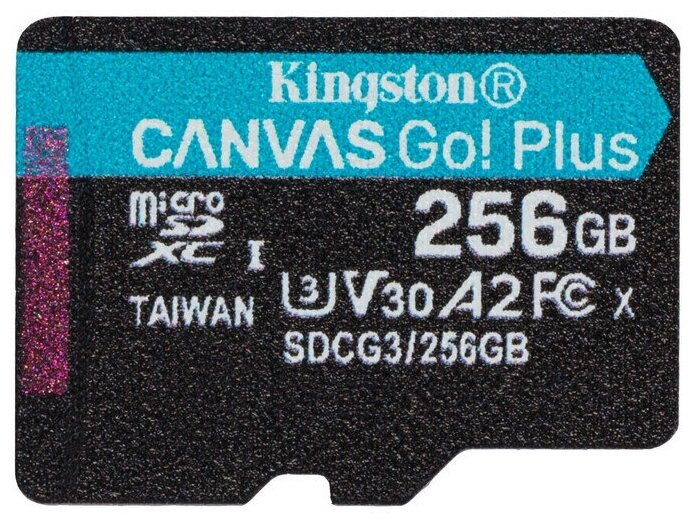 Карта памяти Kingston Canvas Go! Plus microSDXC UHS-I Cl10 SDCG3/256GBSP