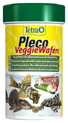 Tetra (корма) Корм для сомиков Pleco Veggie Wafers 198951 | 620878 0,042 кг 36327 (2 шт)