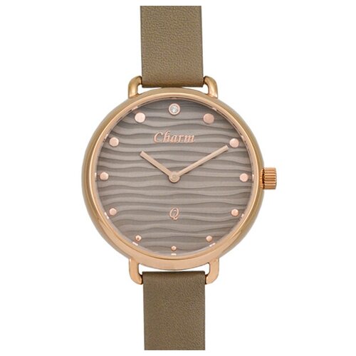 Наручные часы Charm, розовое золото наручные часы русское время часы русское время charm 3070107 кварцевые женские белый серебряный