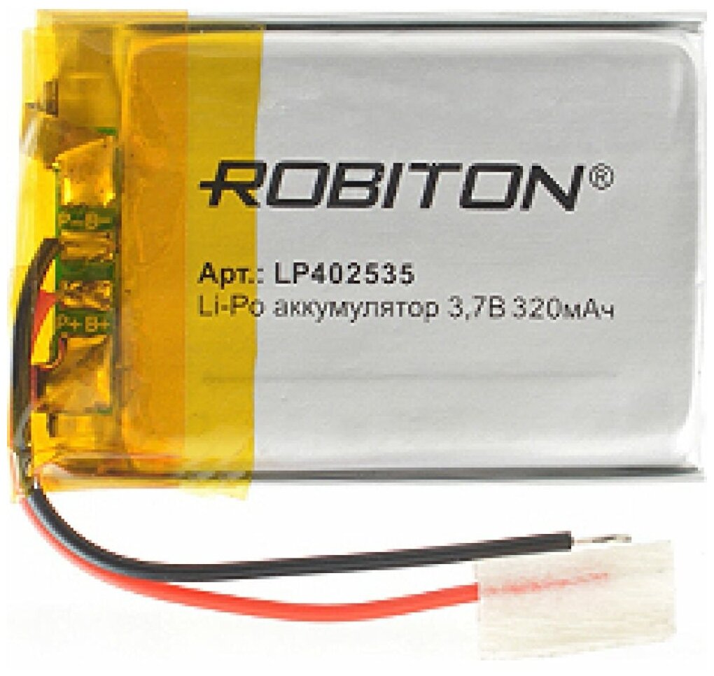 Аккумулятор Robiton LP601730 3.7В 250мАч PK1 14902