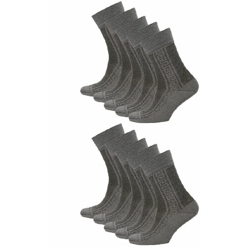 фото Носки status, 10 пар, размер 25, серый