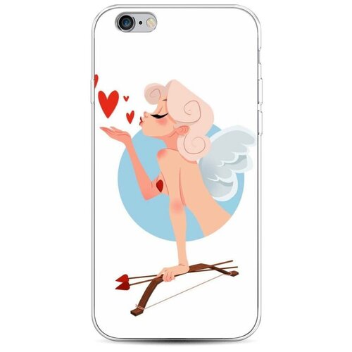 фото Силиконовый чехол "купидон 4" на apple iphone 6s / айфон 6s case place