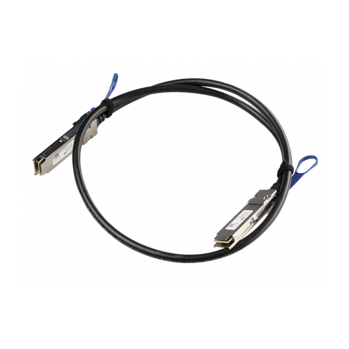 Сетевая карта XQ+DA0001 Mikrotik 100 Gbps QSFP28 direct attach cable, 1m long кабель mikrotik xs da0001 26 см 1 метр вес 0 1 кг гарантия 1 год