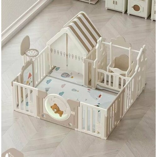 Манеж UNIX Kids DeLuxe House 150х180 Camel camel cd camel moonmadness deluxe