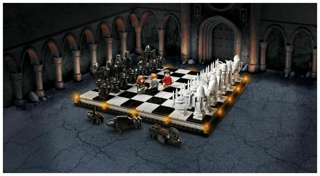 Конструктор Magic Castle Хогвартс: волшебные шахматы 876 деталей