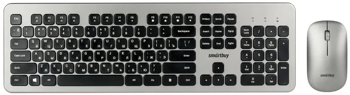 Комплект мыши и клавиатуры Smartbuy SBC-233375AG-GK серо-черный