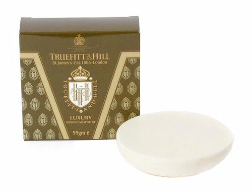TRUEFITT&HILL Люкс-мыло для бритья (запасной блок для деревянной чаши), 99 г