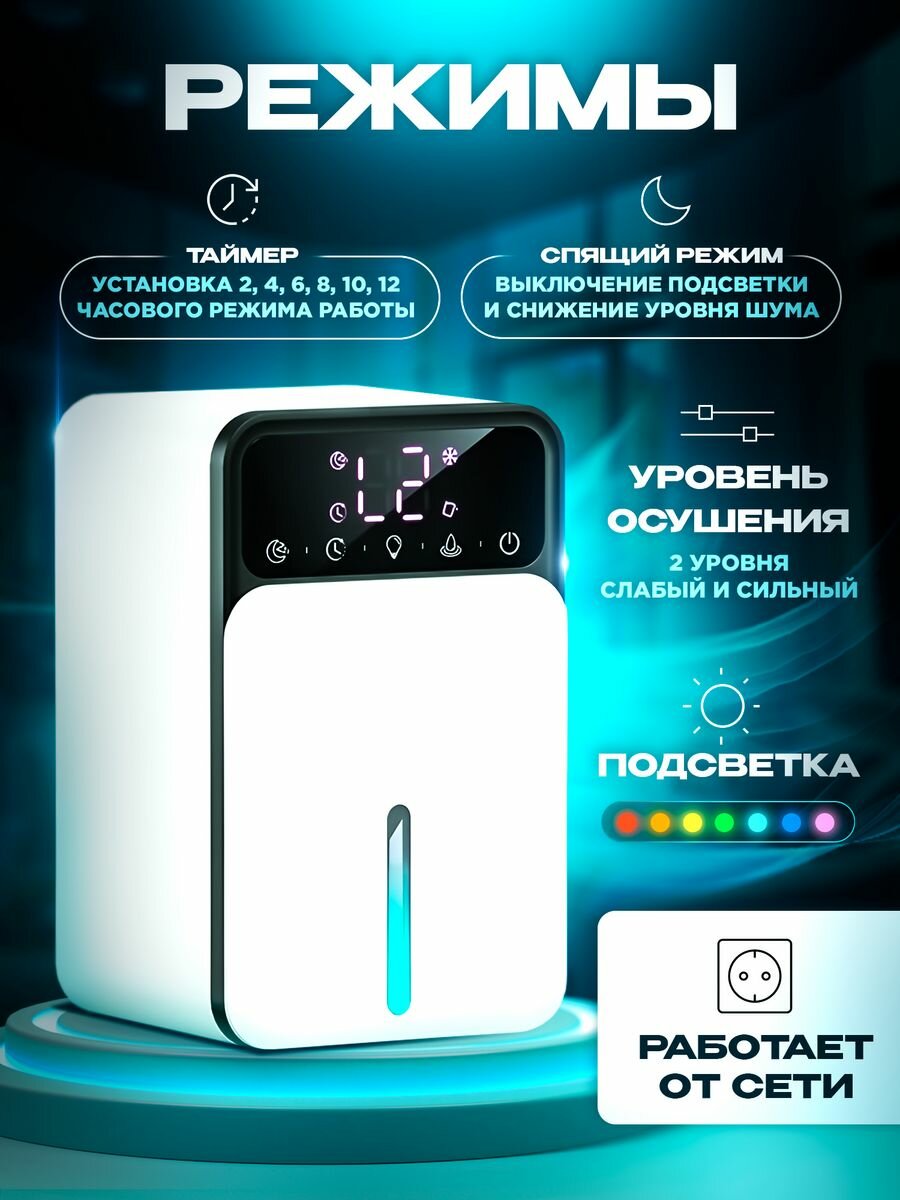 Картинки Осушитель воздуха Conflate климатический бытовой для квартиры и дома, поглотитель влаги