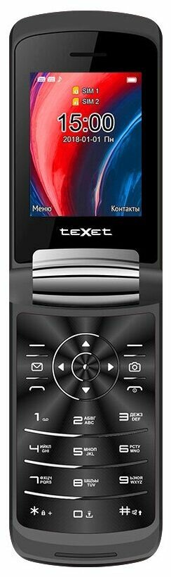 Сотовый телефон Texet TM-317 черный