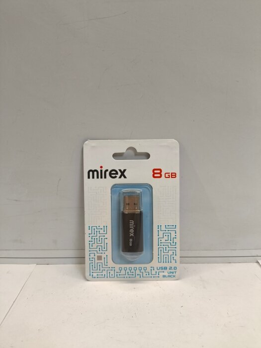 Флеш карта USB 8GB MIREX UNIT BLACK