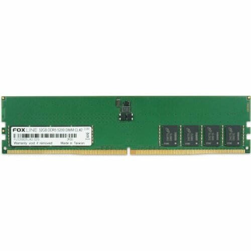 Оперативная память Foxline DIMM 32GB DDR5-5200 FL5200D5U42-32G 1087500₽