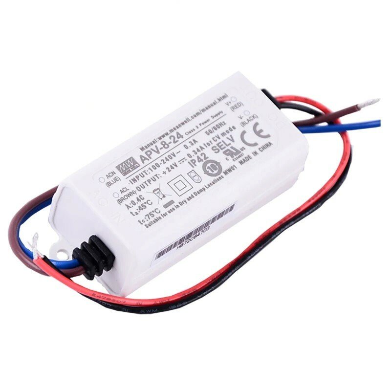 LED-драйвер AC-DC Mean Well APV-8-24