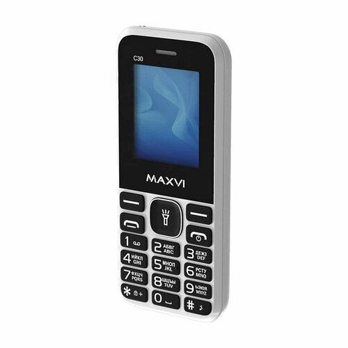 Телефон MAXVI C30 2 SIM белый 115000₽