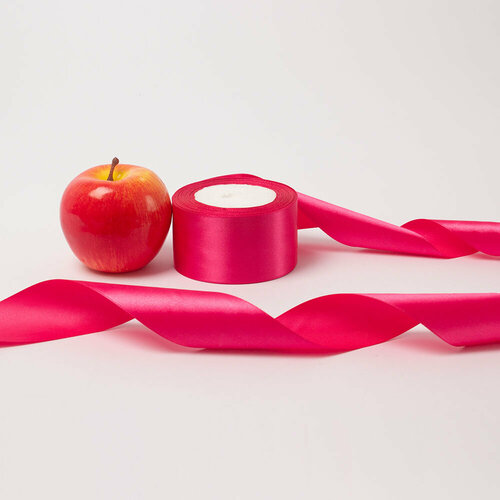 Лента атласная розовая 50мм х 22м - 1шт 988₽