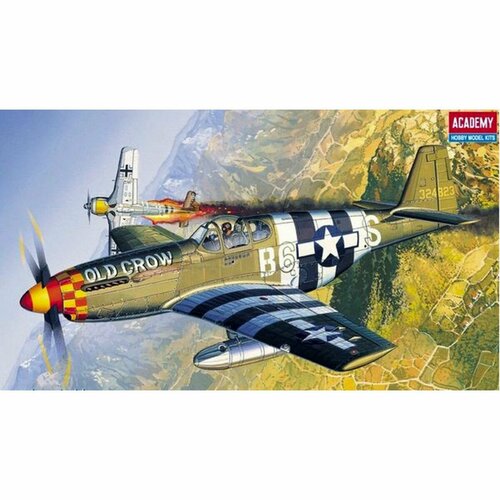 Academy сборная модель 12464 P-51B Mustang 1:72 сборная модель meng ls 006 самолёт north american p 51d mustang fighter