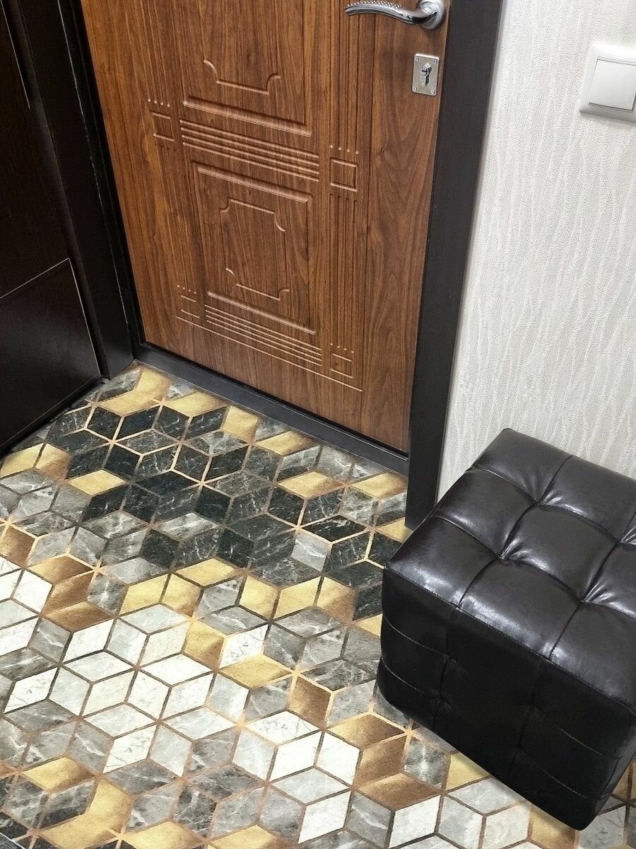 Коврик в прихожую придверный противоскользящий 60х200 — фото 1