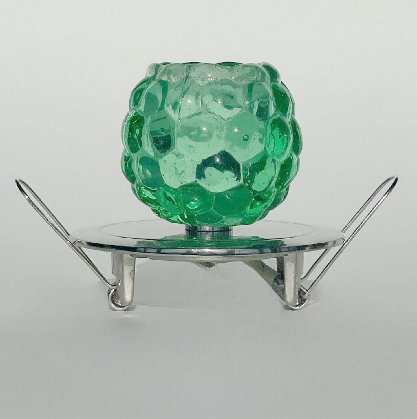 фото Светильник встраиваемый стекло шар 20w G4 JC зелёный IP20 12В VT 174 Vito, VT174-20W/GREEN/G4