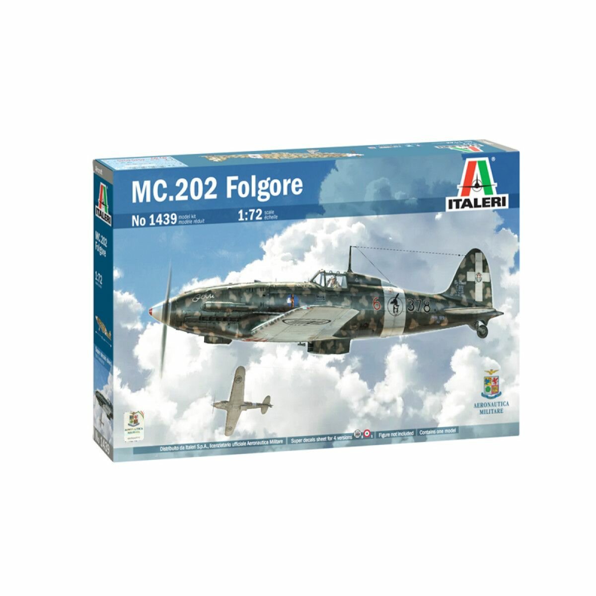 Italeri Сборная модель 1439 MC.202 Folgore 1:72