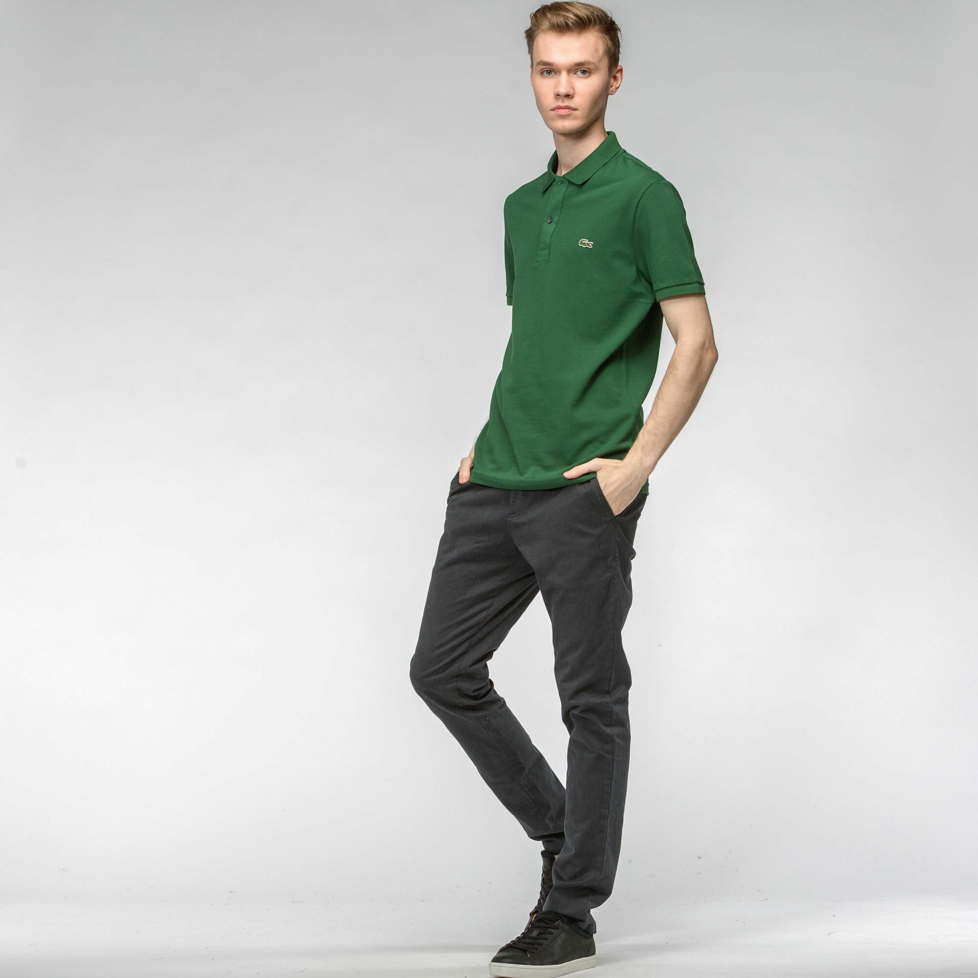 Поло Lacoste Slim fit PH4012 - фото №15