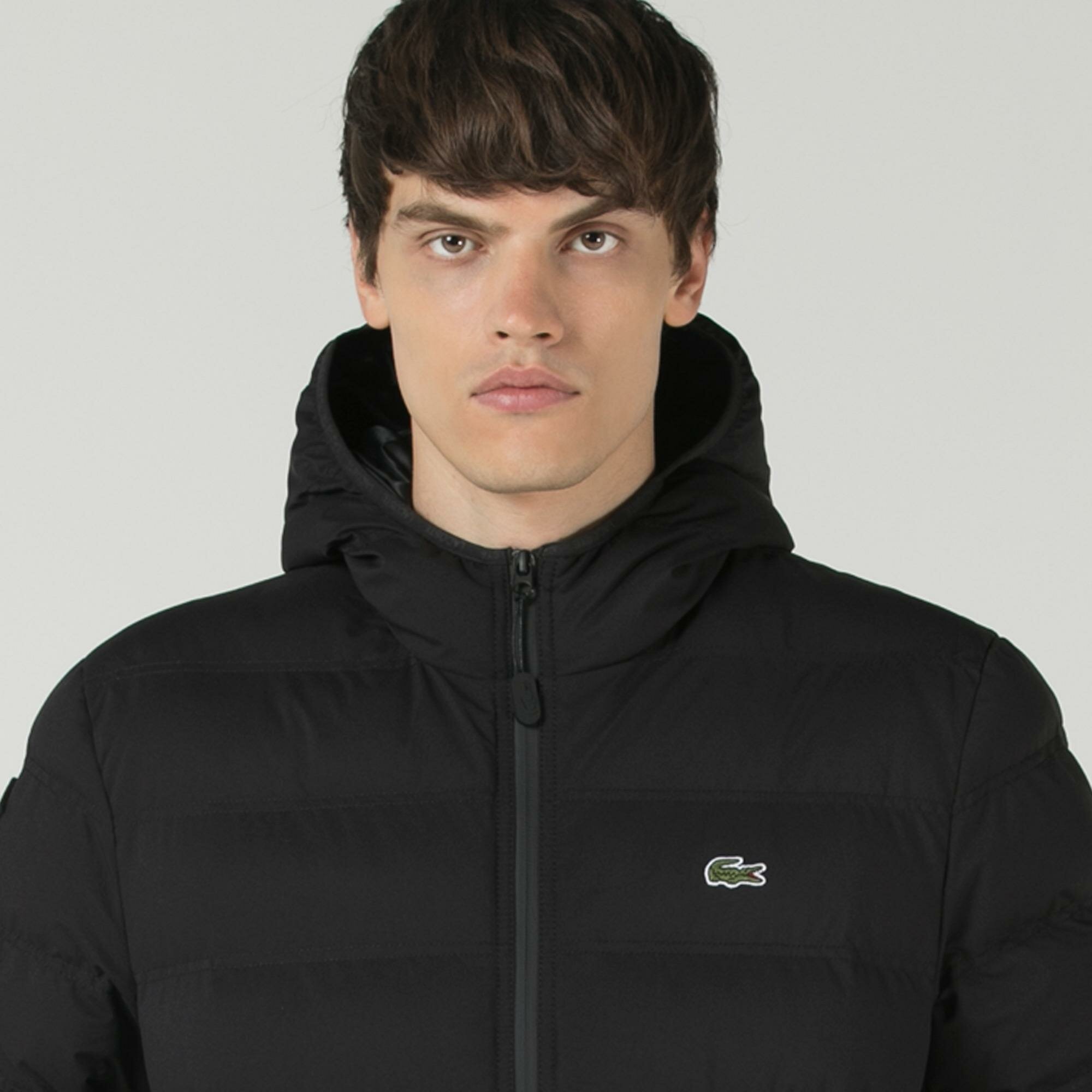 Куртка LACOSTE, размер T48, черный — фото 1