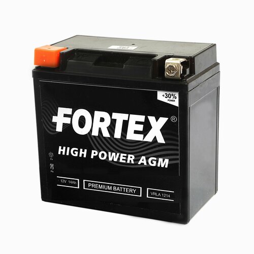 Аккумулятор Мото 12 В 14 А/ч п. п. Fortex AGM ток 145 150x70x145