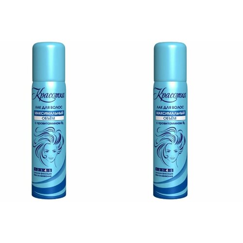 Красотка Лак для волос Объем с провитамином В5, 170 мл, 2 шт