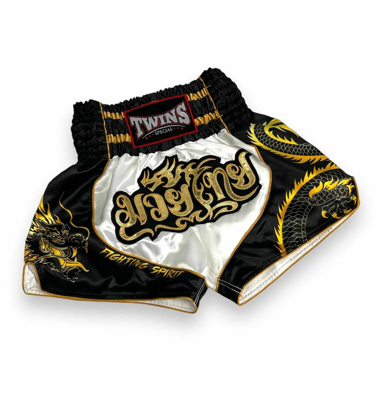 Трусы боксерские Twins Special Базовая коллекция, размер M, черный, белый — фото 1