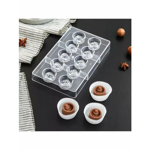 Форма для шоколада 10 ячеек Конфи 20x12x25 см 3х15 676₽