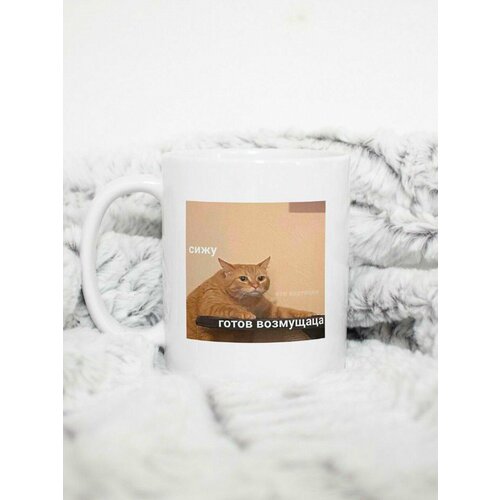Кружка мем Готов возмущаца 490₽