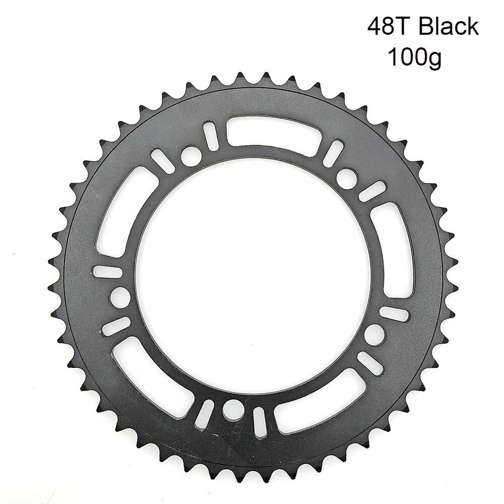 NowAct Алюминиевые шатуны для велосипеда 39T 44T 48T 53T 130 BCD, Черный