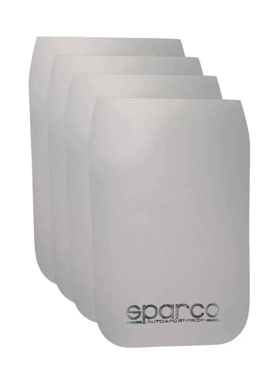 Брызговики SPARCO для автомобиля 28x44см 4шт серые