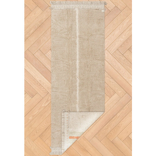 фото Ковер хлопковый 80*230 см lorena canals cotton duetto sage