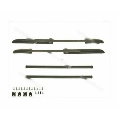 Багажник 1117 калина рейлинги продольные на крышу + 2 поперечины черные